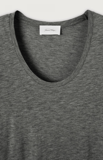 Jacksonville S/S Scoop Neck T-shirt - Charcoal - The Collective Park City