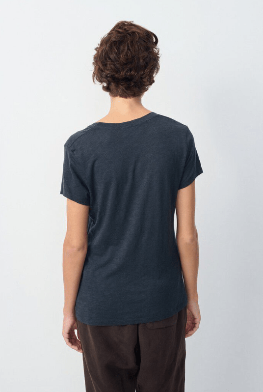 Jacksonville S/S Scoop Neck T-shirt - Navy - The Collective Park City