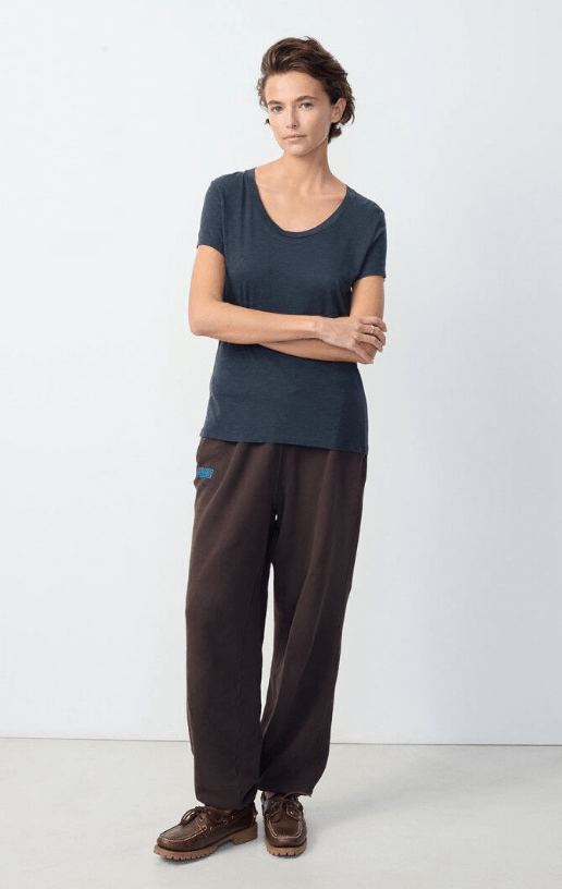 Jacksonville S/S Scoop Neck T-shirt - Navy - The Collective Park City