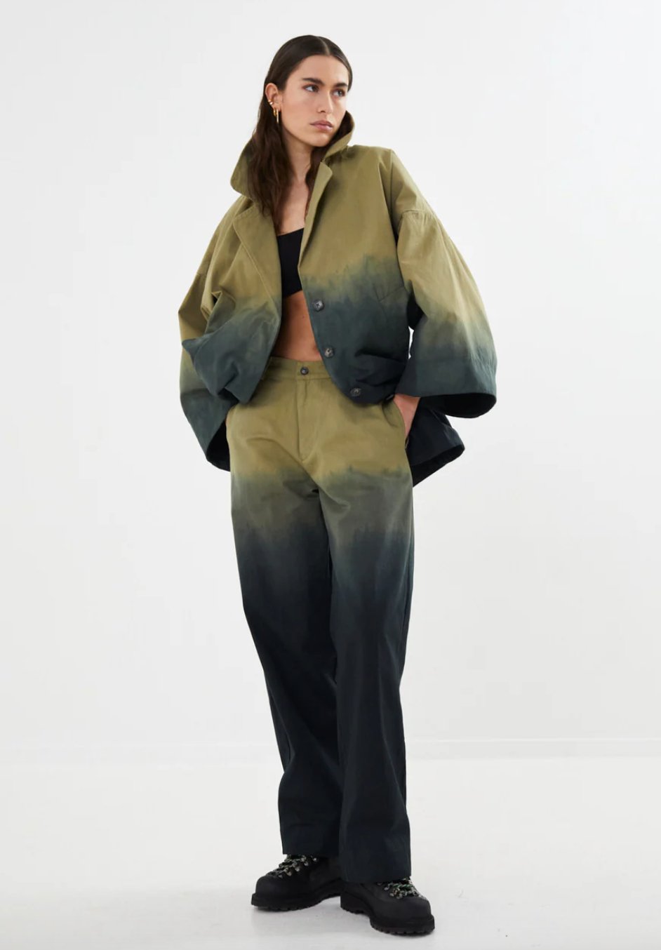 Jacqline Flow Drill Oversize Jacket - The Collective Park City