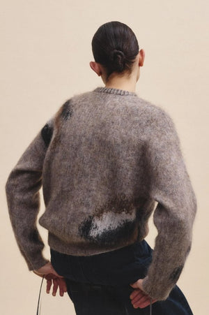 Jacquard Crewneck Sweater - The Collective Park City