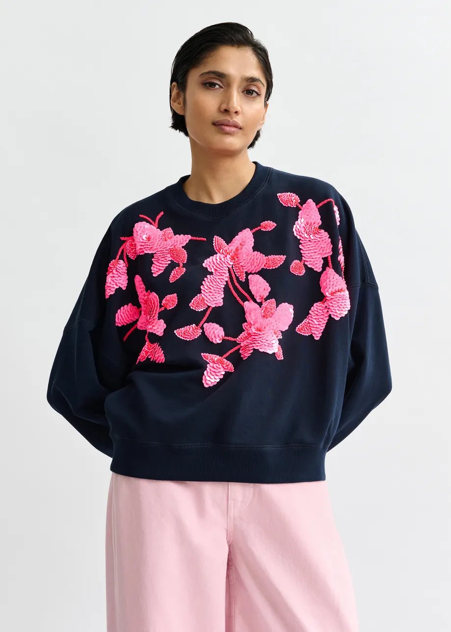 Jaga Embroidered Sweatshirt - The Collective Park City