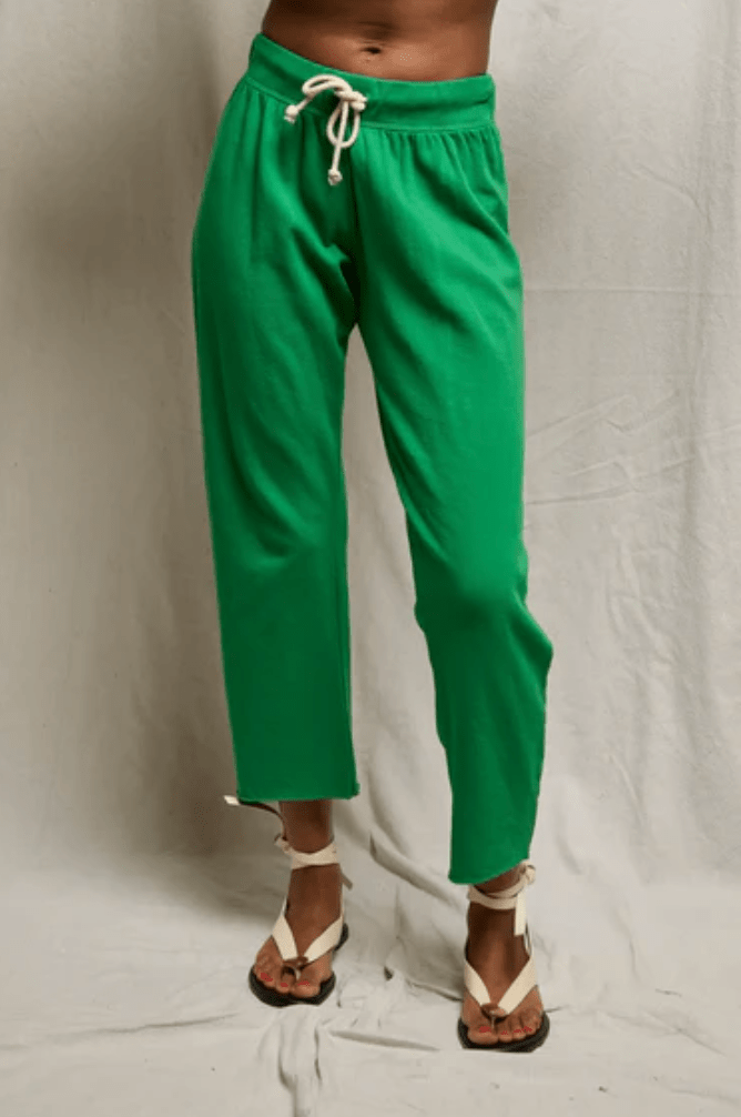 Jamaica Fleece Drawstring Cropped Sweatpant - The Collective Park City