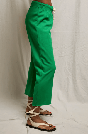 Jamaica Fleece Drawstring Cropped Sweatpant - The Collective Park City
