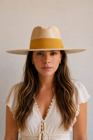 Jane Straw Explorer Crown Hat - The Collective Park City