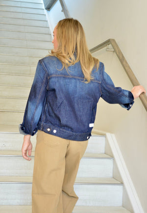 Janet Denim Bomber Jacket - The Collective Park City