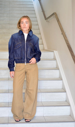 Janet Denim Bomber Jacket - The Collective Park City