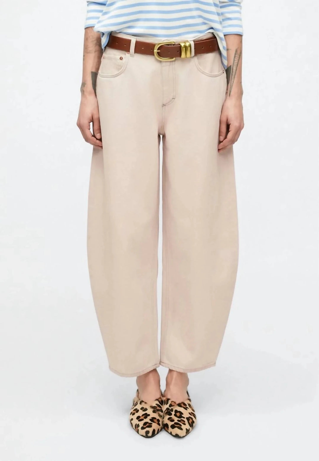 Jazzie Barrel Pant - Blush Pink - The Collective Park City