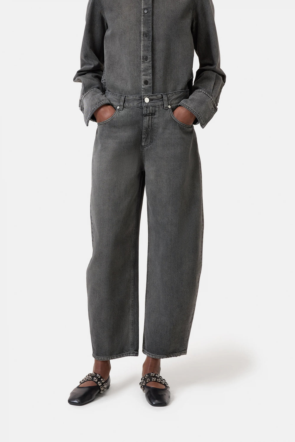 Jazzie Cropped Barrel Jean - The Collective Park City