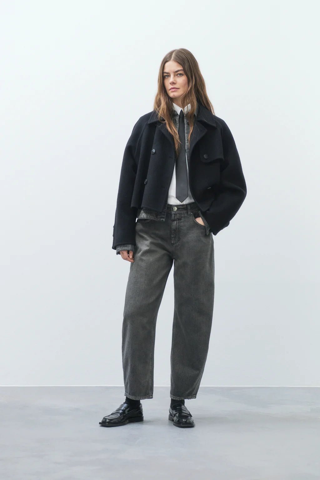 Jazzie Cropped Barrel Jean - The Collective Park City