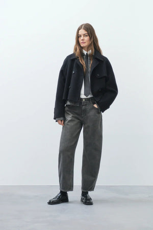 Jazzie Cropped Barrel Jean - The Collective Park City