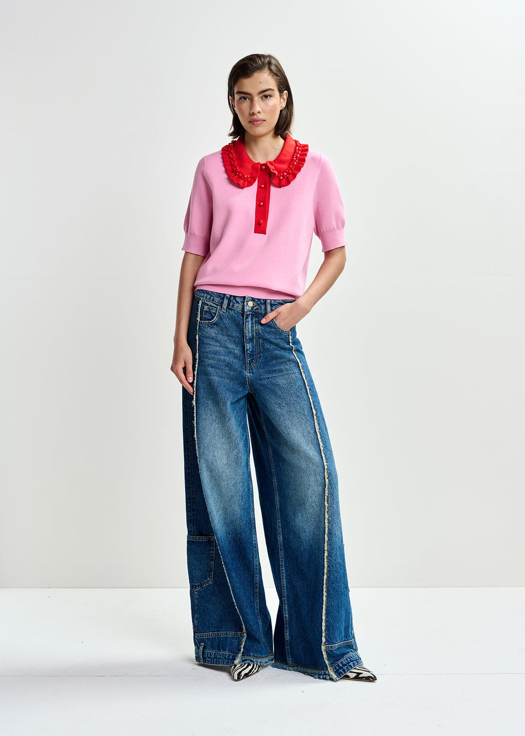 Jelaba Patchwork Jeans - The Collective Park City