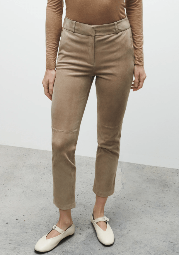 Jen Suede Slim Fit Pant - The Collective Park City