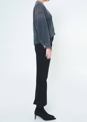 Jenna Relaxed Regular Fit Striped Jean : Mono - The Collective Park City
