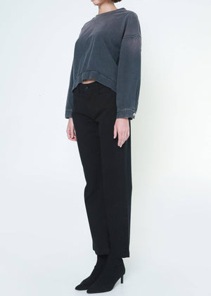 Jenna Relaxed Regular Fit Striped Jean : Mono - The Collective Park City