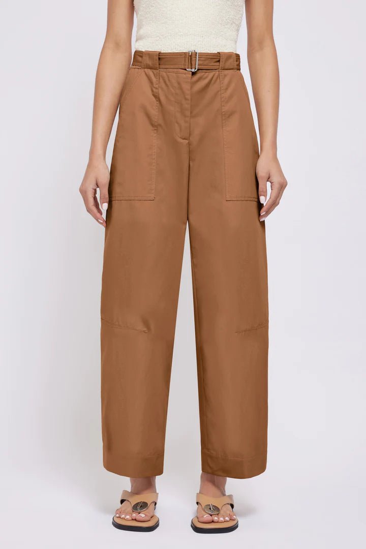 Jenny Belted Cropped Pant - The Collective Park City