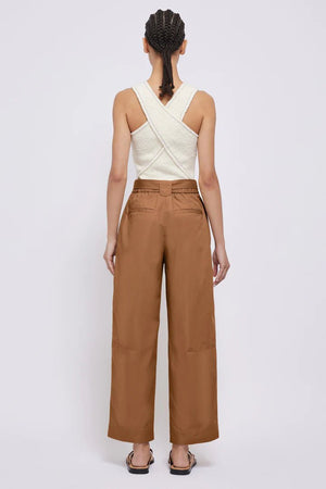 Jenny Belted Cropped Pant - The Collective Park City