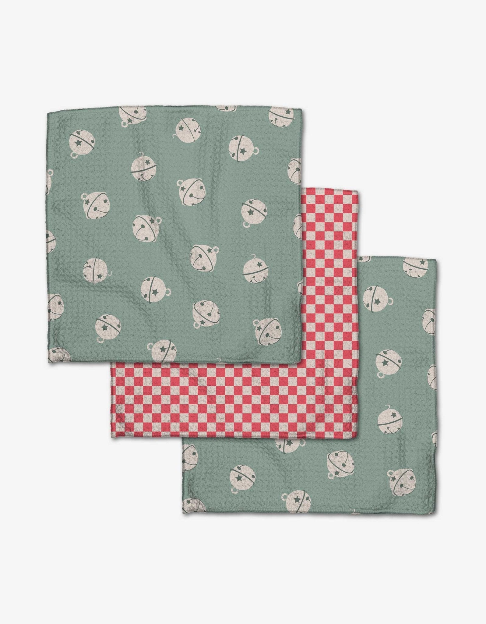 Jingle Check Dishcloth Set - The Collective Park City