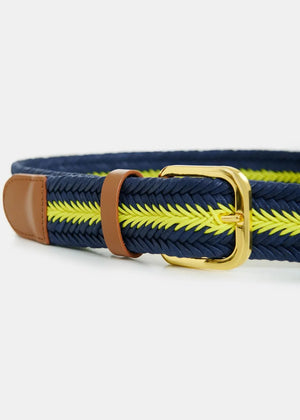 Jintonic Braided Belt - Classic Navy - The Collective Park City