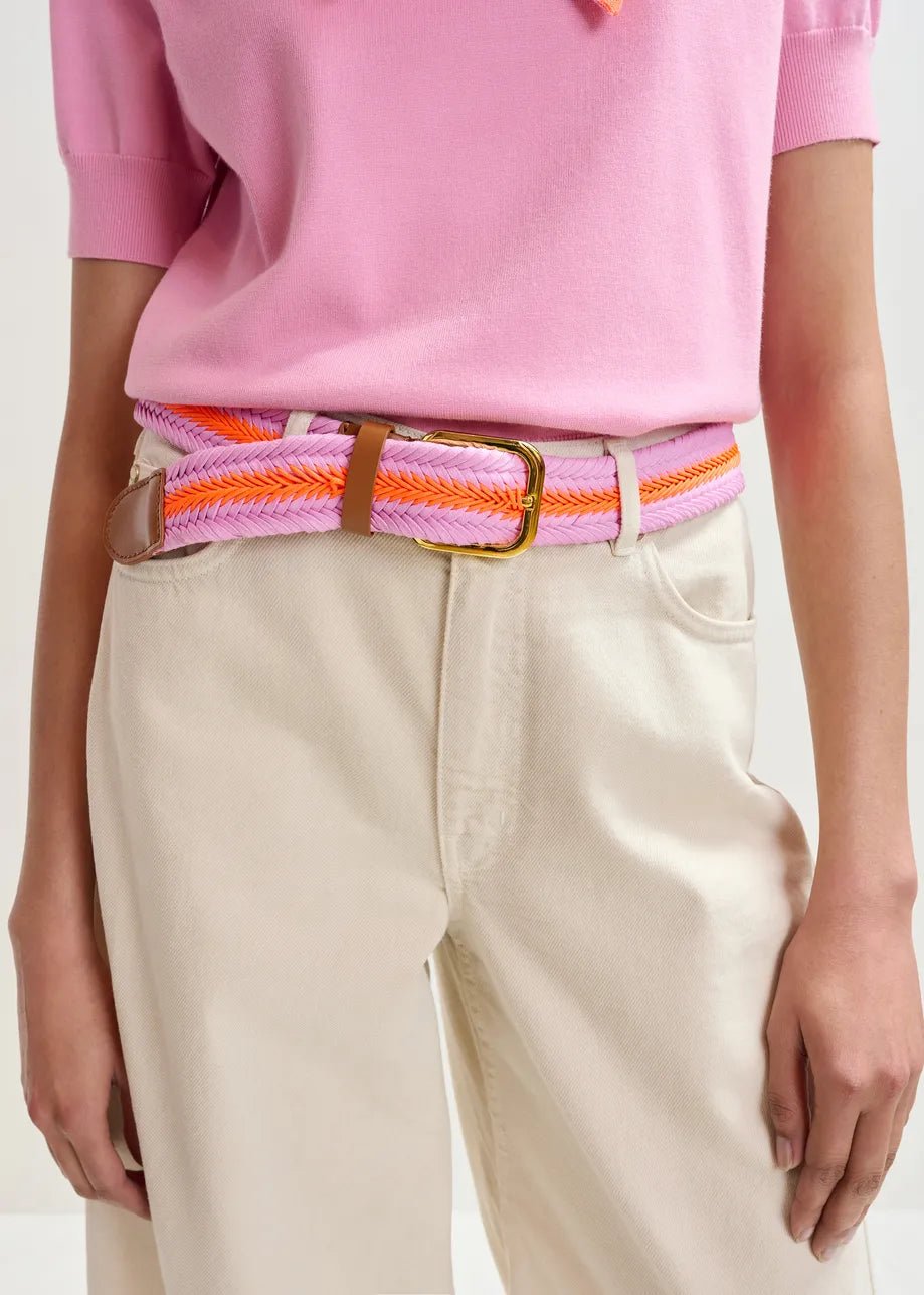 Jintonic Braided Belt - Cotton Candy - The Collective Park City