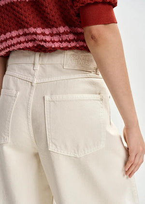 Joep Barrel Jeans - Vanilla Cream - The Collective Park City
