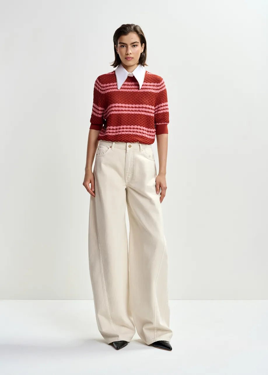 Joep Barrel Jeans - Vanilla Cream - The Collective Park City