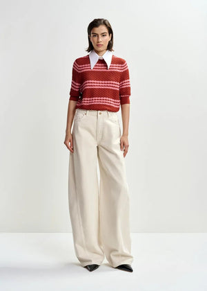 Joep Barrel Jeans - Vanilla Cream - The Collective Park City