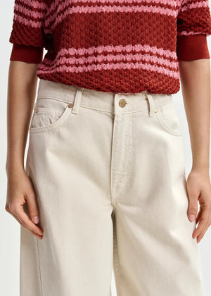Joep Barrel Jeans - Vanilla Cream - The Collective Park City