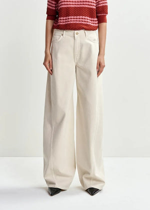 Joep Barrel Jeans - Vanilla Cream - The Collective Park City