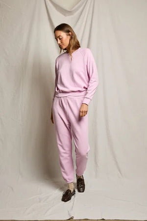 Johnny French Terry Jogger Sweatpant - Sugar Pink - The Collective Park City