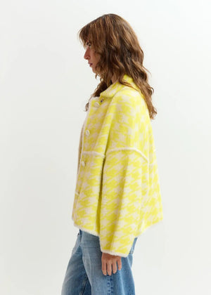 Joking Knit Jacket - Lemon Squeeze - The Collective Park City