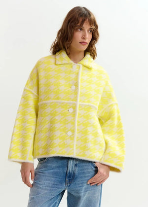 Joking Knit Jacket - Lemon Squeeze - The Collective Park City