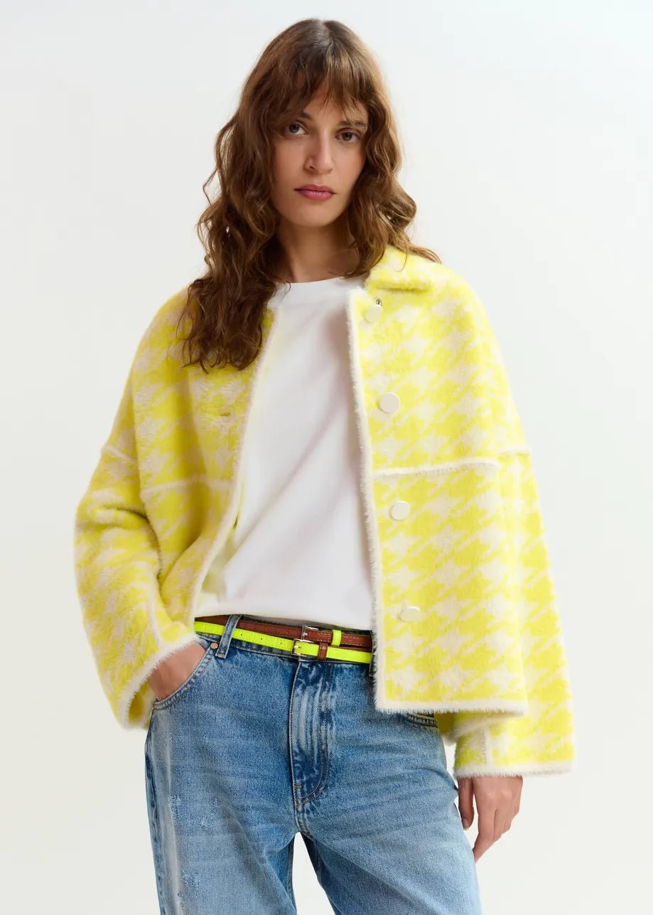 Joking Knit Jacket - Lemon Squeeze - The Collective Park City