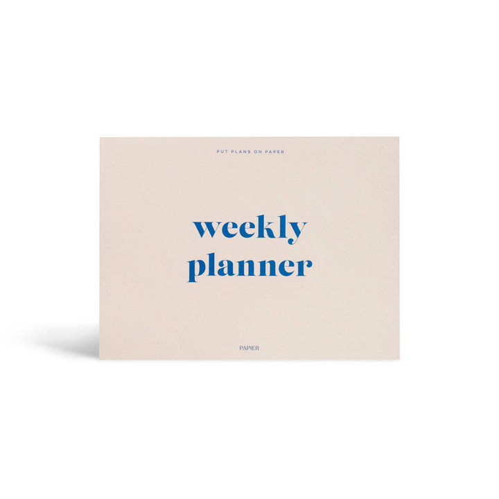 Joy Undated Weekly Desk Planner - The Collective Park City