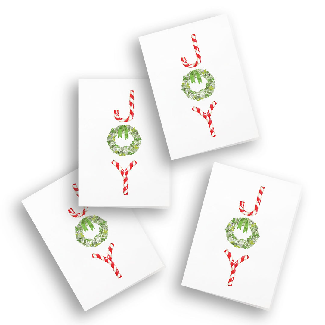 Joy with Candy Canes Enclosure Cards | Pack of 4 - The Collective Park City