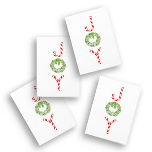 Joy with Candy Canes Enclosure Cards | Pack of 4 - The Collective Park City