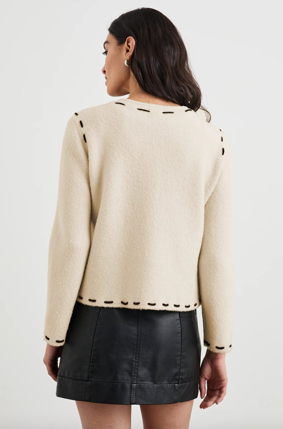 Juliette Stitched Cardigan Sweater - The Collective Park City