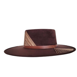 JULIUS Gambler Crown Hat : Brown / M/L - The Collective Park City