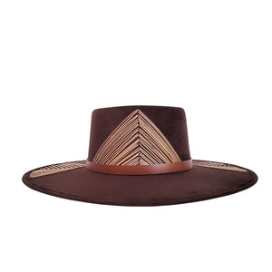 JULIUS Gambler Crown Hat : Brown / M/L - The Collective Park City