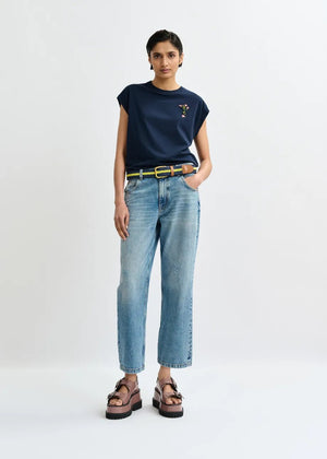 Jungala Embroidered T-Shirt - The Collective Park City