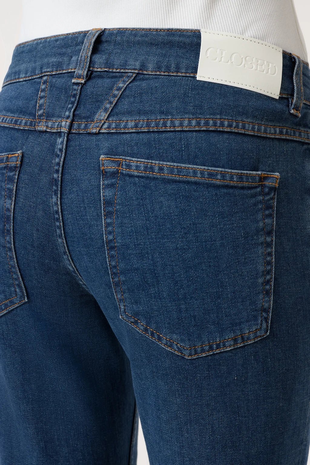 Junna Straight Leg Jean - Dark Blue - The Collective Park City