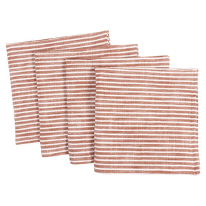 KAF Home Monaco Slubbed Cotton Dinner Napkins - Set of 4: Mineral Green - The Collective Park City