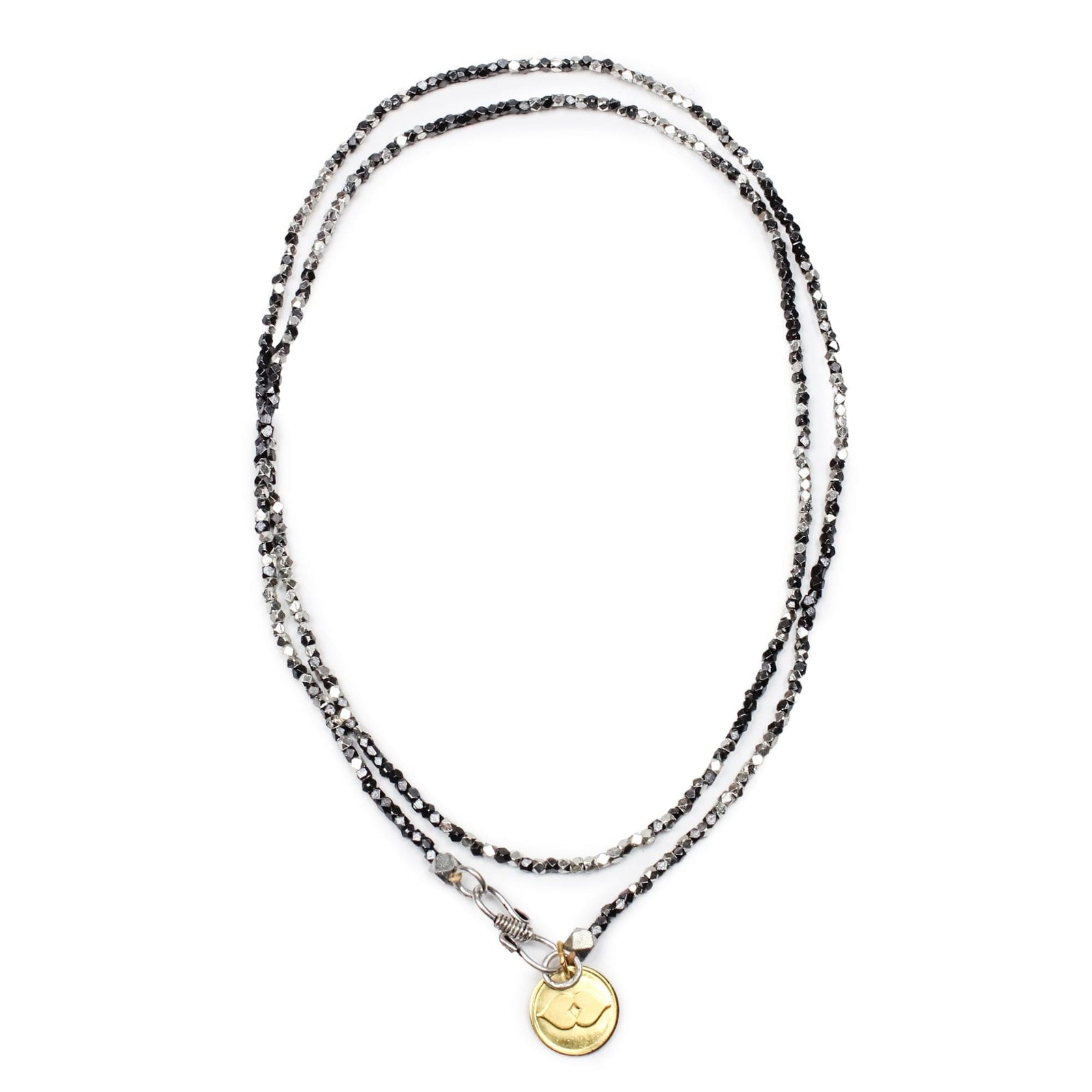 Kali Ombre Necklace - Black / Silver - The Collective Park City