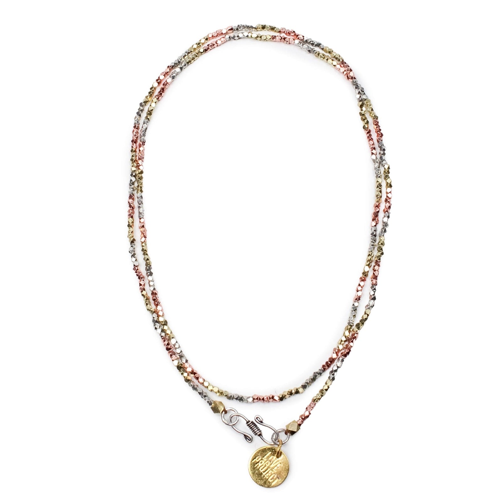 Kali Ombre Necklace - Silver / Champagne - The Collective Park City
