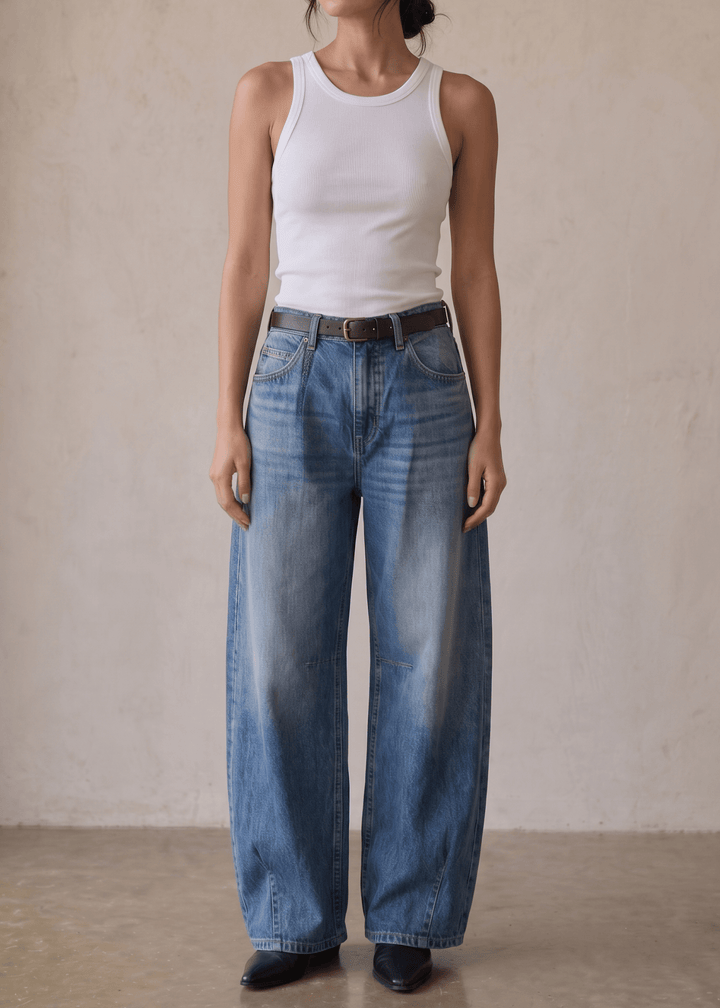 Kallie Relaxed Curve Jean - Figueroa - The Collective Park City