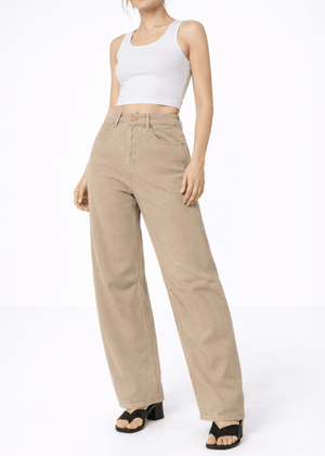 Kallie Relaxed Curve Jean - Mocha - The Collective Park City