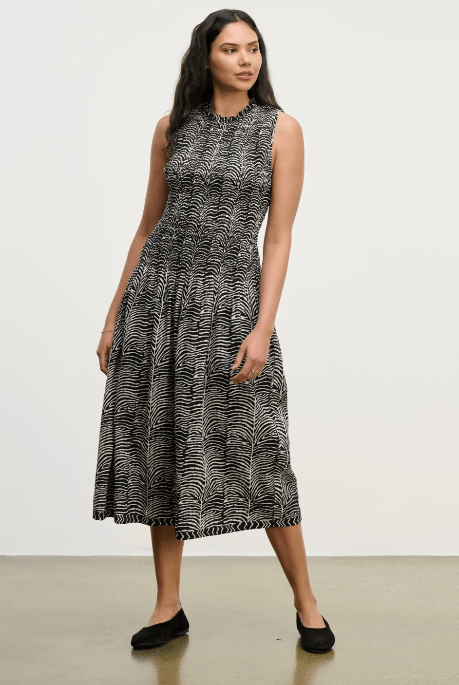 Katherine Print Dress - The Collective Park City