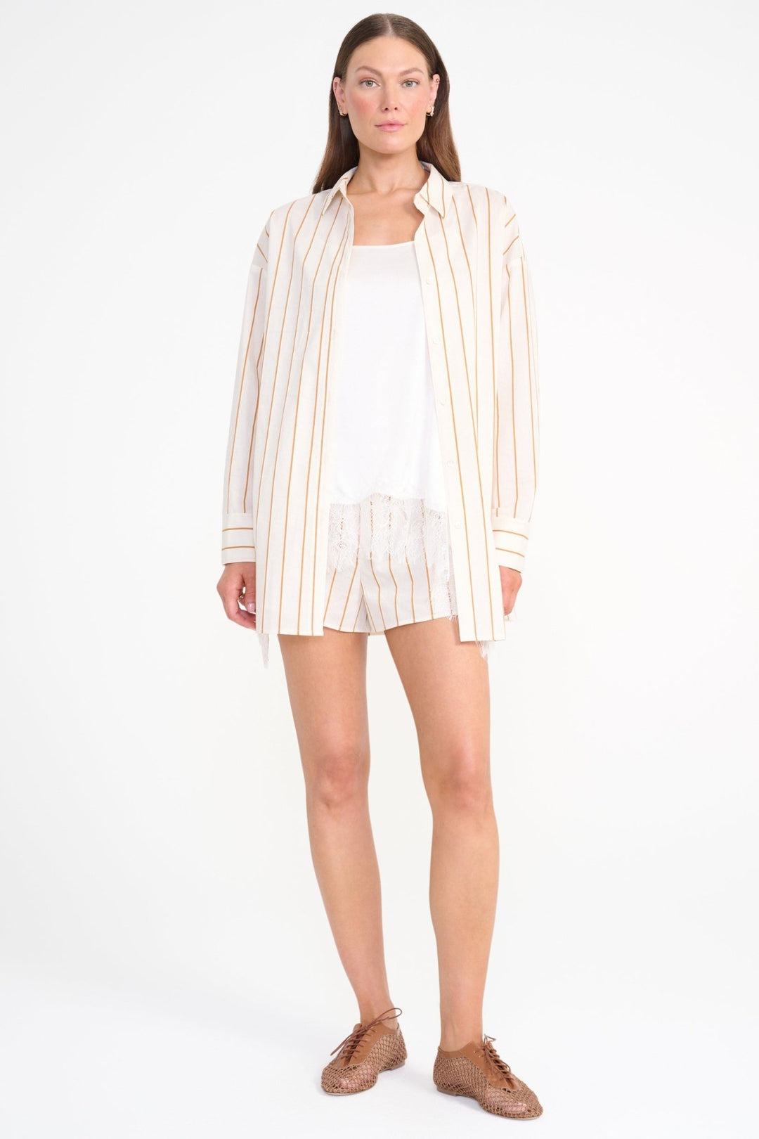 Kendy Shirt - Solana Stripe - The Collective Park City
