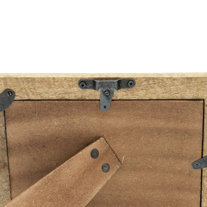 Kesia Resin Photo Frame - White/Brass 4X6 - The Collective Park City