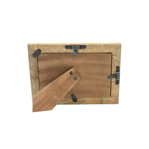 Kesia Resin Photo Frame - White/Brass 4X6 - The Collective Park City